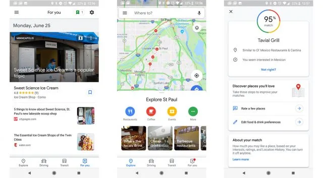 Обновленное приложение Google Maps обновляется на iOS и Android