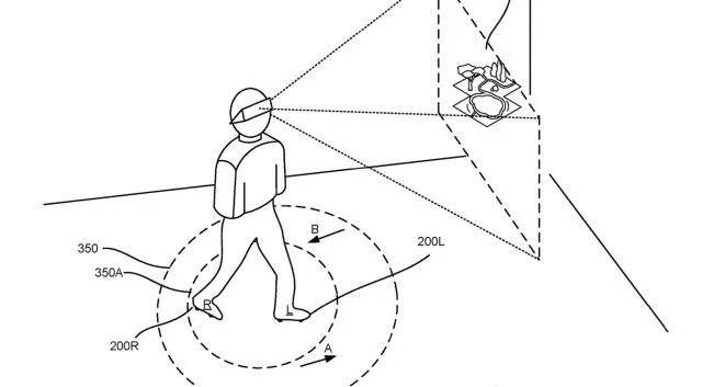 Патенты Google Wheeled VR Shoes