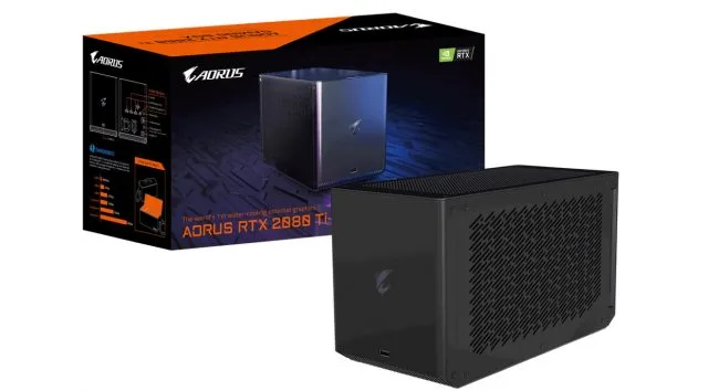 Gigabyte становится все дороже с eGPU с водяным охлаждением за 1500 долларов, работающим на RTX 2080 Ti