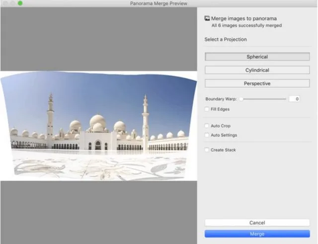 Тепер Lightroom може автоматично заповнювати порожні області, створені під час об’єднання панорам
