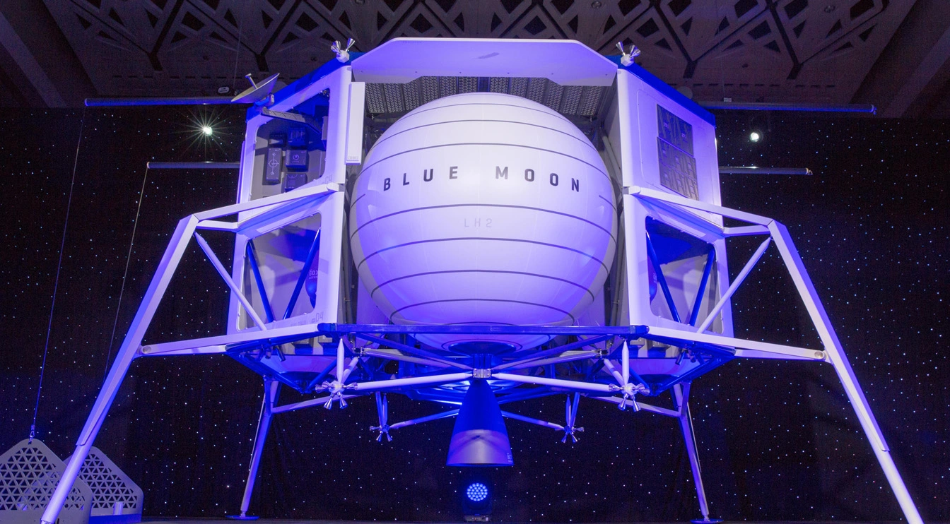 Синие Происхождение Проблемы NASA Подборка SpaceX для Lunar Lander