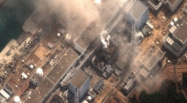 Fukushima Daiichi following the meltdown.