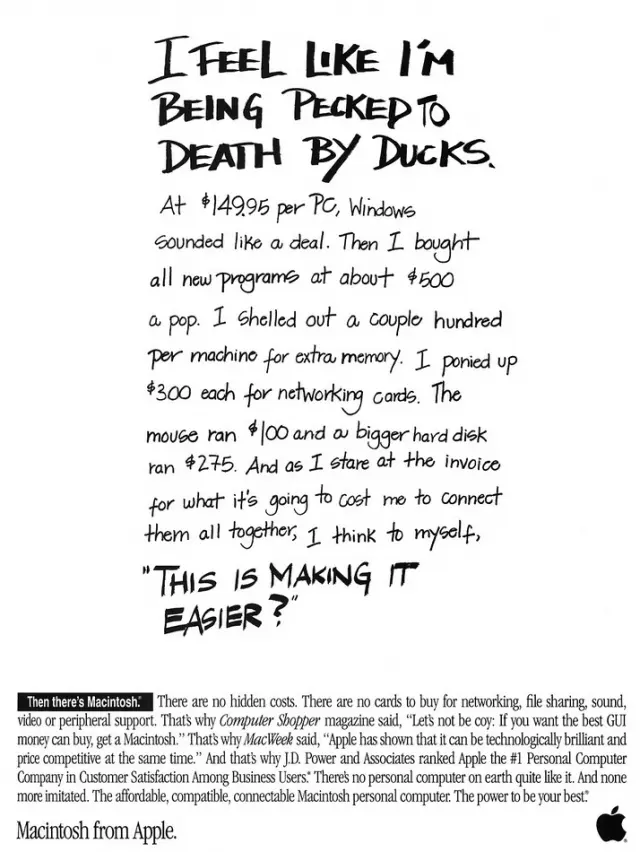 In 2019, you aren’t being pecked to death by ducks, so much as fleeced like a sheep.