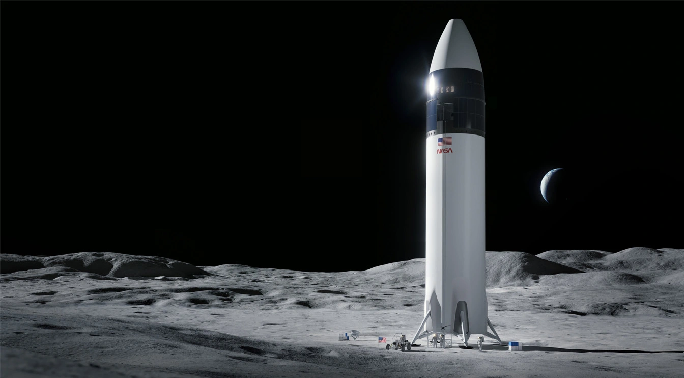 Синие Происхождение Проблемы NASA Подборка SpaceX для Lunar Lander