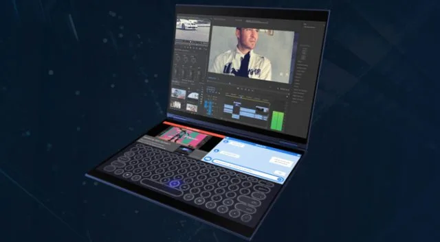 Asus демонстрирует «Precog» ноутбук со вторым экраном для клавиатуры