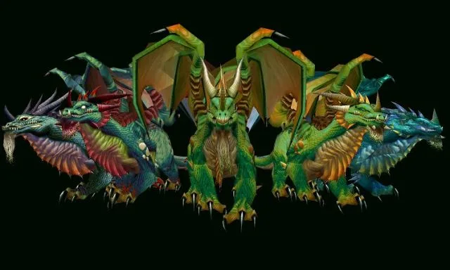 The original Dragons of Nightmare.