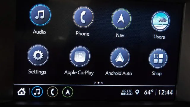 The 2018 GMC Terrain gets the new, and promising, IntelliLink 3.0 infotainment system. Note that Android Auto and Apple CarPlay phones can be simultaneously connected.