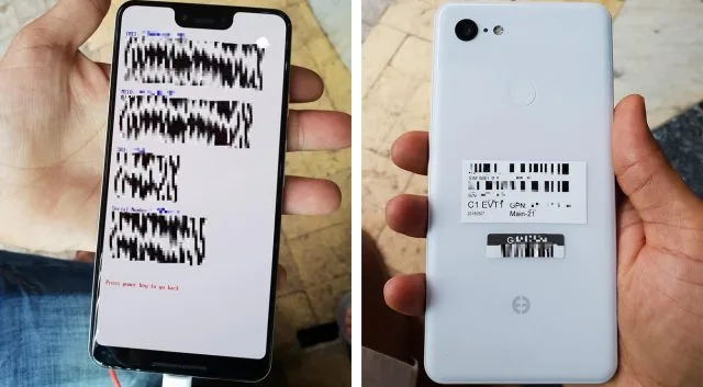 New Leak показывает Google Pixel 3 XL в белом