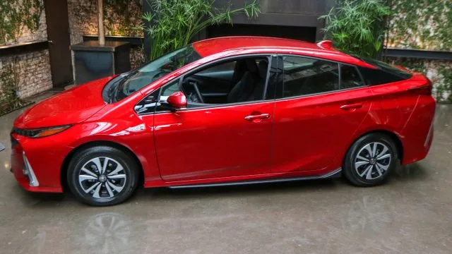 Plug-in hybrids, which can go 10-50 miles on battery before the combustion engine cranks over, are now one-third of battery vehicles. The top seller is this Toyota Prius Prime, rated for 25 miles on battery.