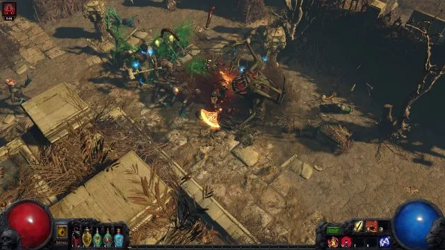 Path of Exile

If you liked the Diablo series, Path of Exile will be right up your alley. At its core, this is an action RPG mashed together with a free-to-play business model. You'll spend most of your time moving through fantasy environments, destroying everything in your wake with blades, bows, and magic — paying for aesthetic changes and select upgrades along the way. If you loved Diablo II, but weren't so keen on the direction taken by Diablo III, you should absolutely check out POE. (Download it on Steam, or find out more on IGN)