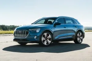 204-mile Audi e-tron SUV arrives stateside in May.