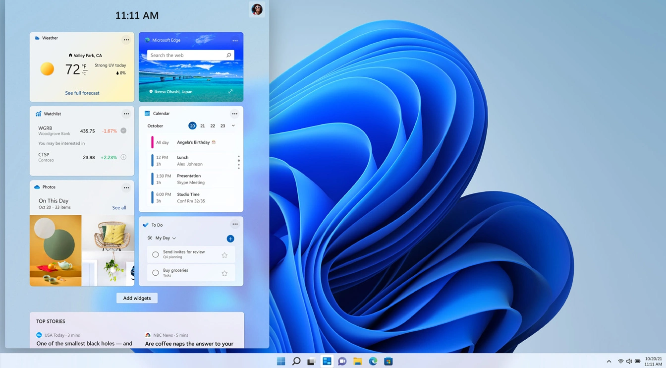 Microsoft Will Let Developers Make New Windows 11 Widgets Later This Year