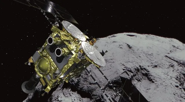 Японский корабль Hayabusa 2 достает астероид, готовится к сбору проб
