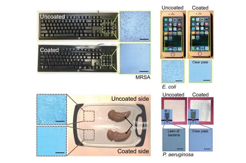 New Coating Keeps Surfaces Germ-Free for Months at a Time