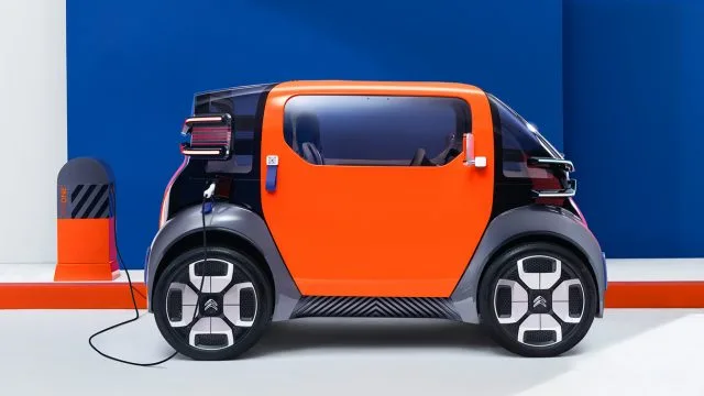The Citroen Ami One 100th anniversary Electric Concept provides five minutes to five years of urban mobility rideshare available to anyone. Even if you don&#039;t have a license (since it&#039;s low-power), as long as you&#039;re 16 or older. Top speed is 28 mph (45 km/h), range is 62 miles (100 km), and it&#039;s just 98 inches (2.5 meters long). If you want the Ami One for minutes or days, it&#039;s a rideshare you just grab off the street; if you want it for months or years, you&#039;d enter into a lease.