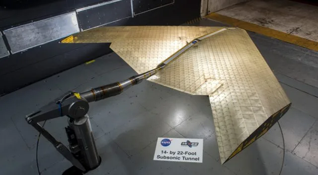 NASA, MIT Design Hollow Morphing Airplane Wing
