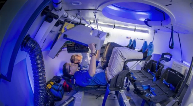 CST-100 может перевозить до семи пассажиров на МКС и обратно.