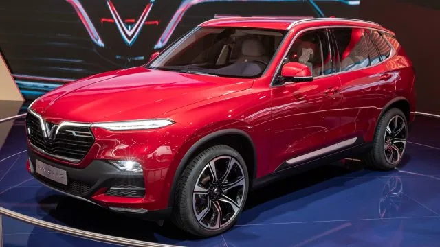 Vietnamese conglomerate Vingroup launched its first two cars, the Vinfast LUX A2.0 sedan and LUX SA2.0 SUV (photo): LUX for upscale, A for high standards, S for SUV, and 2.0 for the engine capacity. The Vinfast plant will be in the port city of Haiphone. First deliveries are a year from now, Vinfast says.