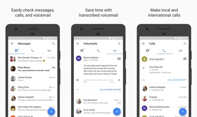 Google починає тестування дзвінків через Wi-Fi для Google Voice