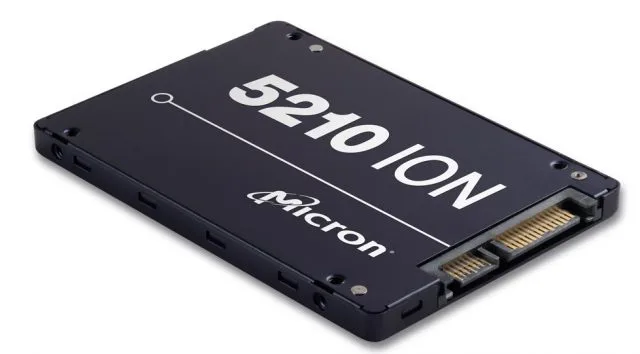 Micron's 5210 Ion Enterprise SSD Packs Первая в отрасли QLC NAND