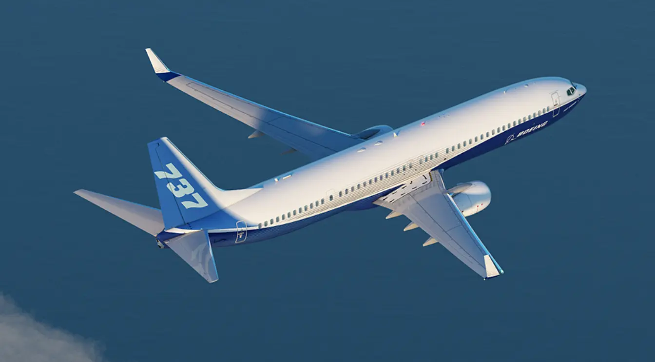 Boeing 737-800 Перевозка 132 пассажиров вылетает в Китае