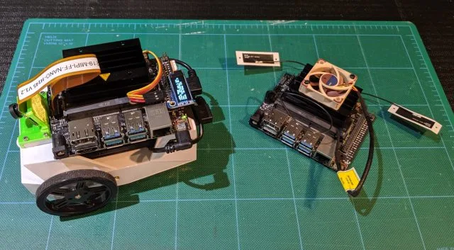 Руки з Nvidia JetBot AI-Powered DIY роботом