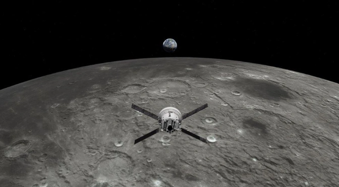 NASA: Оріон успішно завершує місячний Flyby
