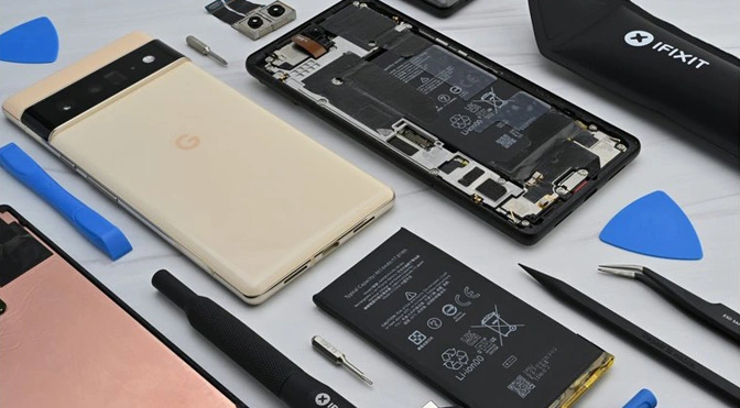 Google анонсирует наборы ремонтных телефонов пикселей с партнерством IFIXIT