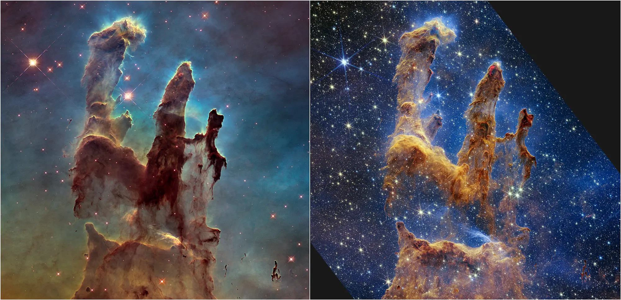 Webb Telescope Captures Breathtaking Image of the Pillars of Creation