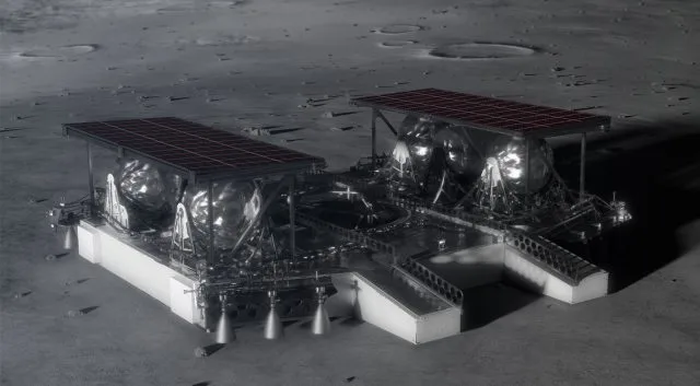 NASA розробляє концептуальну посадку для транспортування роверів до Місяця
