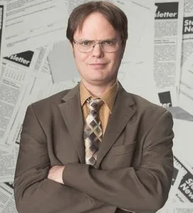 Рейн Уілсон (Dwight Schrute з офісу) запитав Елона про тихий вентилятор аркушів батареї.