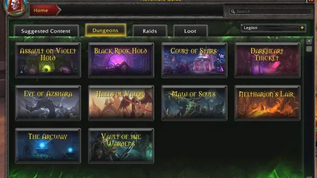 Руководство Adventure было введено в Warlords of Draenor и является важной новой особенностью игры. Он призван помочь игрокам предлагать контент, соответствующий их уровню. Он включает в себя некоторые детали боев и основную стратегию, а также факторинг ваших экипированных предметов, достижение квеста и достижений в его рекомендациях.