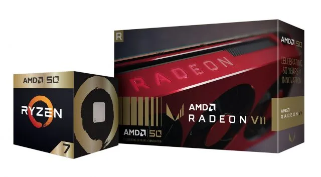 AMD празднует 50-летие с «Золотым изданием» Райзена, Radeon VII