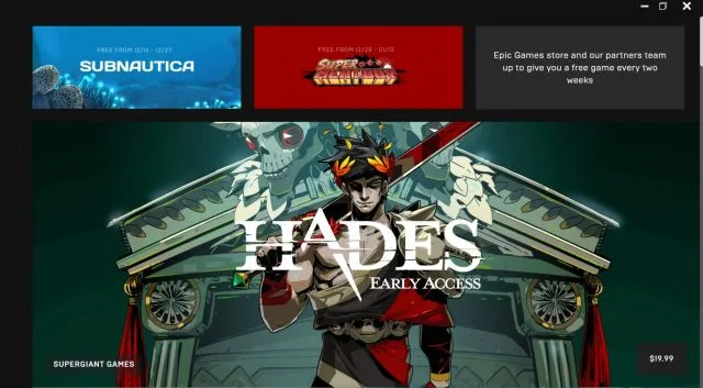 Epic Launches New PC Games Store With Handful of Titles
