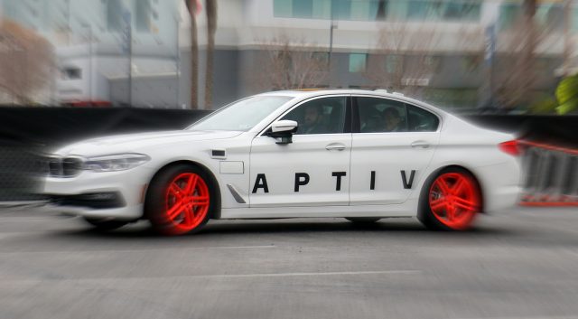 Самостоятельный автомобиль Aptiv на выставке CES 2018 - это мир лучше