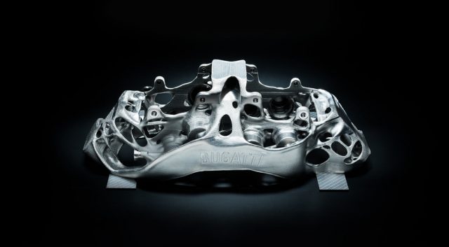 Bugatti 3D Prints Titanium Brake Calipers For Chiron Supercar