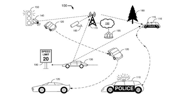 Ford Patents автономної поліцейської машини роздавати квитки