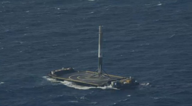 A Falcon 9 landed on “Of Course I Still Love You.”