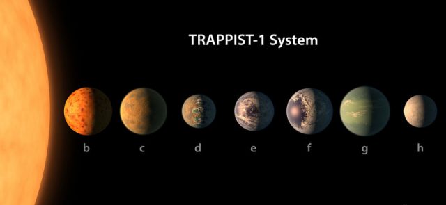 TRAPPIST-1 Exoplanets May Have Too Much Water for Life