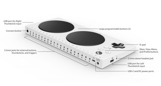 Microsoft’s New Adaptive Controller Is for Gamers With Limited Mobility