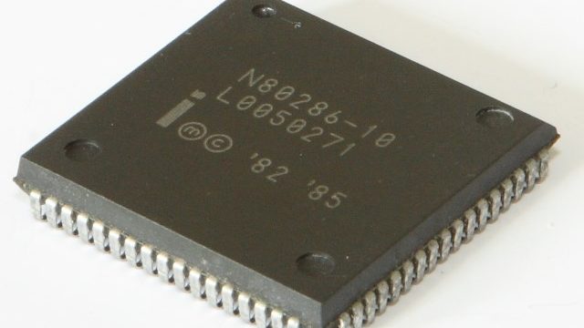 Intel 80286 
The Intel 80286 was the successor to the 8086 (the 80186 was mostly used in embedded markets). It drove IBM&#039;s then-new PC/AT platform and was available in 4MHz, 6MHz, 8MHz, and 12.5MHz varieties. The 80286 packed 134,000 transistors and was substantially faster than the 8086 clock-for-clock thanks to de-multiplexed address and data buses, a dedicated adder, and a hardware-based multiplier. In some cases, the 80286 was up to twice as fast as the older 8086, even when running at the same clock speed. The 80286 was also the first Intel CPU designed for multi-user systems and the first x86 chip to feature Protected Mode, though bugs and limitations with the 286&#039;s implementation meant this feature wasn&#039;t widely used. The 80286 could address up to 16MB of RAM, and while Intel never built a version of the chip above 12.5MHz, AMD and Harris both constructed variants clocked at 20MHz and 25MHz respectively. 