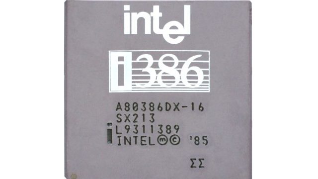 Intel 80386
The 80386 was a substantial step forward for Intel&#039;s CPU designs. Built on 1.5-micron and 1-micron technology, it was Intel&#039;s first 32-bit x86 processor and the first Intel processor that could theoretically address up to 4GB of memory. It expanded and extended the 80286&#039;s Protected Mode and included a new virtual 8086 mode that allowed the 386 to emulate multiple 8086 chips simultaneously. This allowed the 386 to execute programs that could only run in Real Mode while using a Protected Mode operating system. The 80386 also supported a flat memory model while in Protected Mode that allowed programs to treat memory as a single, contiguous address space, even though the CPU itself actually used a segmented memory model. The 386SL supported off-chip cache memory mounted on the motherboard (16KB-64KB). As with the 286, other companies introduced 80386 clones — AMD released a 386 clocked up to 40MHz, on a 40MHz bus compared with the 25 and 33-MHz buses Intel supported. 