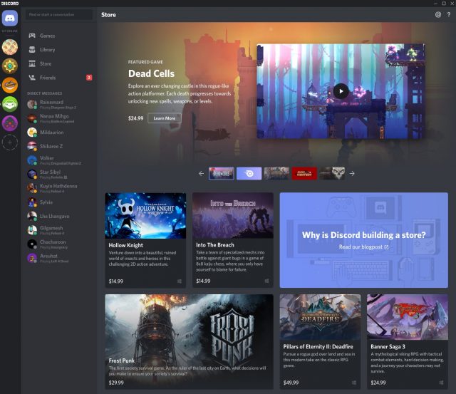 Discord теперь продает игры для ПК, такие как Steam, Fields Universal Launcher