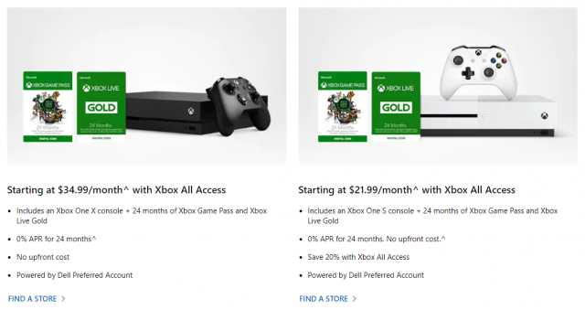 Microsoft Announces ‘Xbox All Access’ Plans to Finance a Console Over Two Years