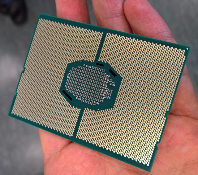 A socket 3647 Xeon Gold CPU.