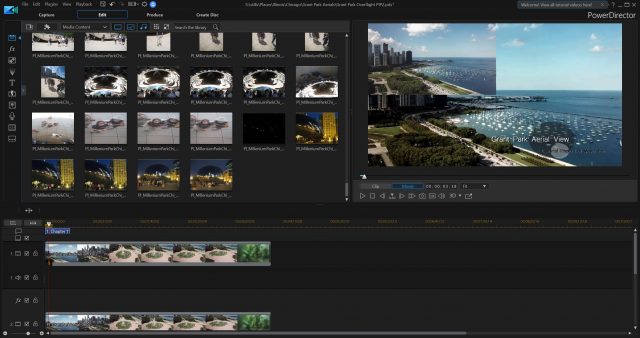 PowerDirector’s UI will look familiar to users of other video editors, but you’ll need to adapt to the way its workflow is structured.