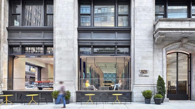 Cadillac House at 330 Hudson Street in New York City’s SoHo district. How hip is the area? Taylor Swift owns a $20 million penthouse a few blocks away. (Photo: Gensler & Associates)