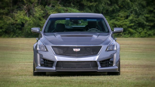 2018 Cadillac CTS-V: a supercharged 640-hp 6.2-liter V8 Corvette for four. (Photo: Bill Howard)