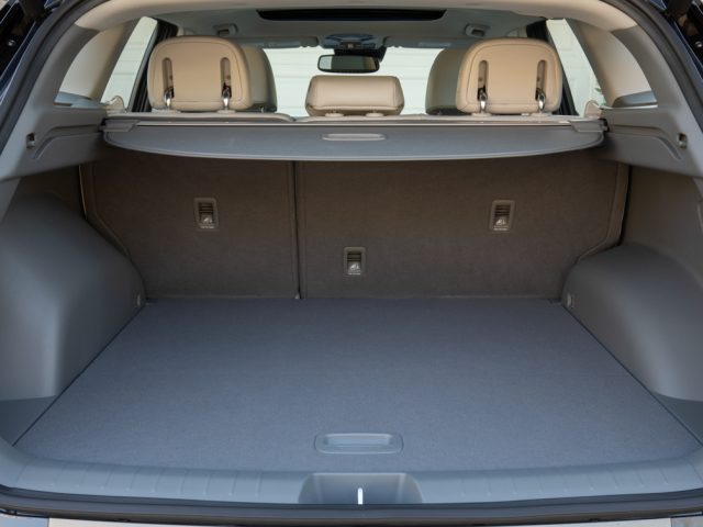 The Nexo is a fuel-cell vehicle platform only. Rear cargo space isn&#039;t compromised as a result.