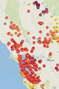 Які якості повітря та AQI вимірюються